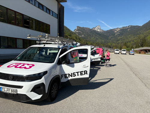 Komplette Glasreinigung in der Biathlonarena Ruhpolding